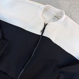 Sports Illustrated Jacket Women 3X Zip Up Colorblock Athletic Black